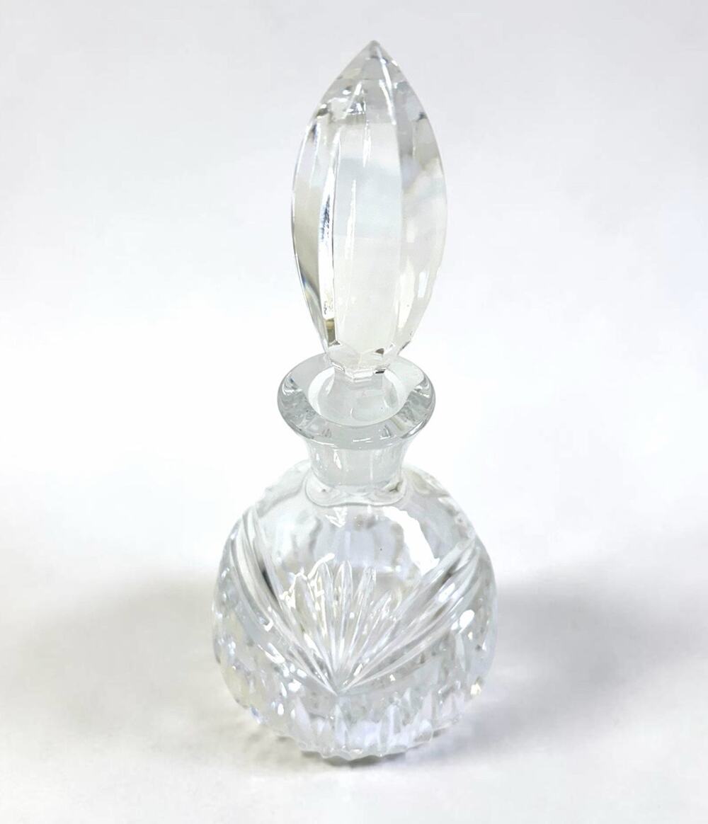 Vintage 1990s Marquis by Waterford Calais Crystal Bottle w/ Stopper Vanity